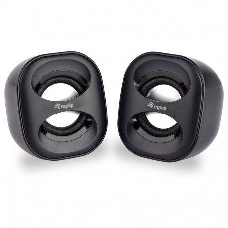 "Equip Lautsprecher Mini für Notebook/PC. USB Powered sw/sw"