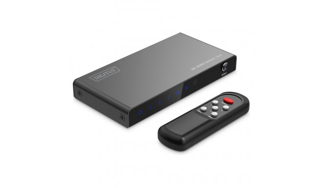 "DIGITUS HDMI Switch, 3x1 8K/60Hz HDR, HDCP 2.3"