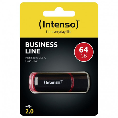 Intenso 64GB USB 2.0 Typ A must-punane mälupulk