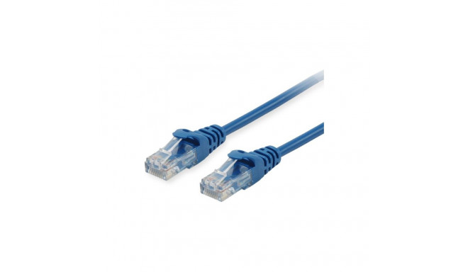 Equip patškaabel Cat6 U/UTP 2xRJ45 2.00m sinine kilekotis