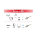 "Equip Patchkabel Cat6 U/UTP 2xRJ45 3.00m beige Polybeutel"