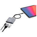 "Equip Dock USB-C->HDMI.USB-A.100WPD 25cm gr"
