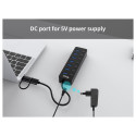 "Equip USB-Hub 7-Port 3.2 ->7x3.2 5Gbps m.Netzteil sw"