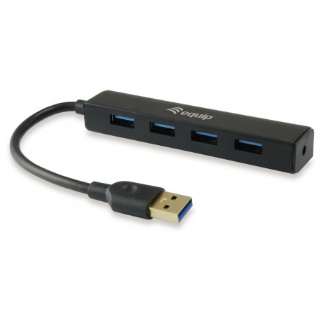 "Equip USB-Hub 4-Port 3.0 ->4x3.0 5Gbps o.Netzteil sw"