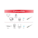 "Equip Patchkabel Cat6 S/FTP 2xRJ45 50.00m grau LSZH Polybeutel"