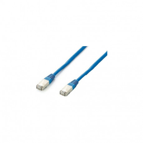 "Equip Patchkabel Cat6A S/FTP 2xRJ45 10.00m blau Plat.LSZH Polybeutel"