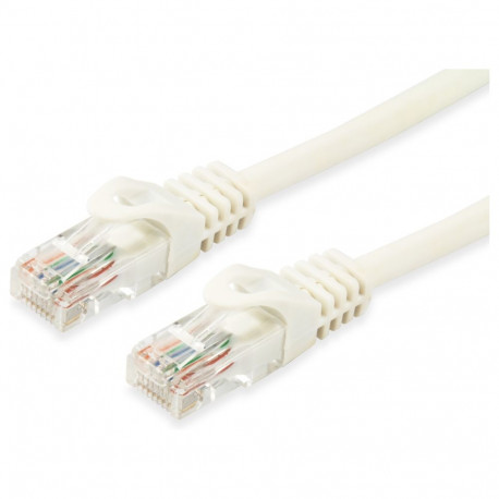 "Equip Patchkabel Cat6A U/UTP 2xRJ45 10.00m weiß LSZH Polybeutel"
