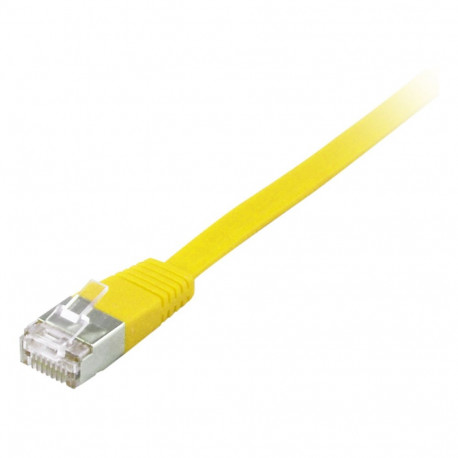 "Equip Patchkabel Cat6A U/FTP 2xRJ45 10.00m gelb Flach LSZH Polybeutel"