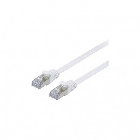 "Equip Patchkabel Cat6A U/FTP 2xRJ45 2.00m weiß Flach LSZH Polybeutel"