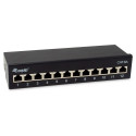 "Equip Patchpanel 12x RJ45 Cat6A FTP 1HE Premium schwarz"