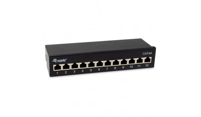 Equip 12x RJ45 Cat6A FTP 1HE premium must patch-paneel