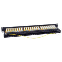 "Equip Patchpanel 48x RJ45 Cat6A 19"" FTP 1HE Premium schwarz"