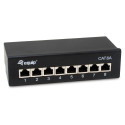"Equip Patchpanel 8x RJ45 Cat6A FTP 1HE Premium schwarz"