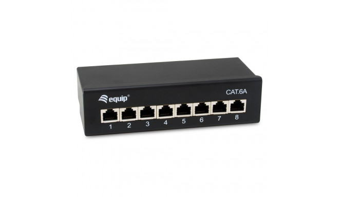 Equip 8x RJ45 Cat6A FTP 1HE premium must patch-paneel