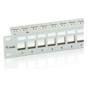 "Equip Patchpanel 24x Cat6 19"" FTP 1HE Keystone Montage gr"
