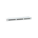 "Equip Patchpanel 24x RJ45 Cat6 19"" FTP 1HE ISO/IEC hellgrau"