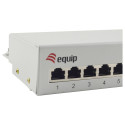 "Equip Patchpanel 12x RJ45 Cat6 FTP Desktop ISO/IEC hellgrau"