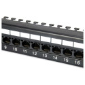 "Equip Patchpanel 24x Cat6 19"" UTP 1HE Keystone Montage sw"