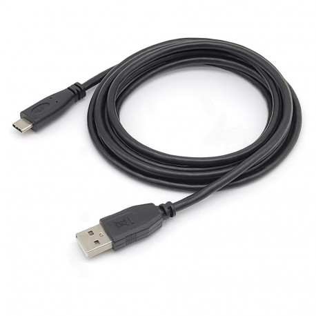 "Equip Kabel USB-A 2.0 -> C St/St 2.00m 3A 480Mbps sw"