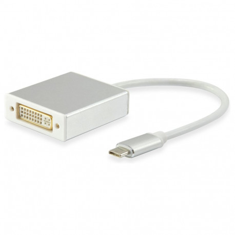 "Equip Adapter USB-C -> DVI-I DualLink (24+5) 2k60Hz 0.15m si"