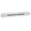 "Equip Patchpanel 16x RJ45 Cat6 19"" FTP 1HE ISO/IEC hellgrau"