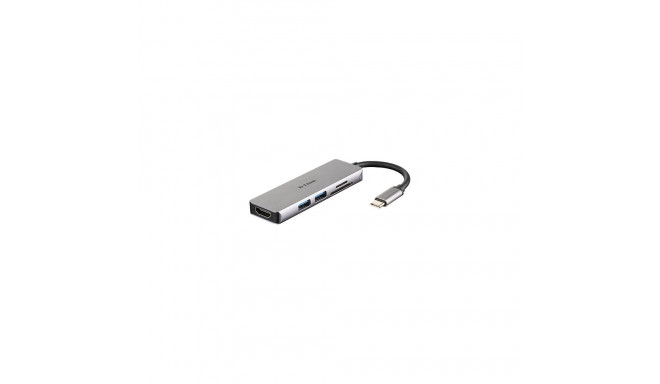 D-Link DUB-M530 USB-C 3.0 / HDMI / kaardilugeja