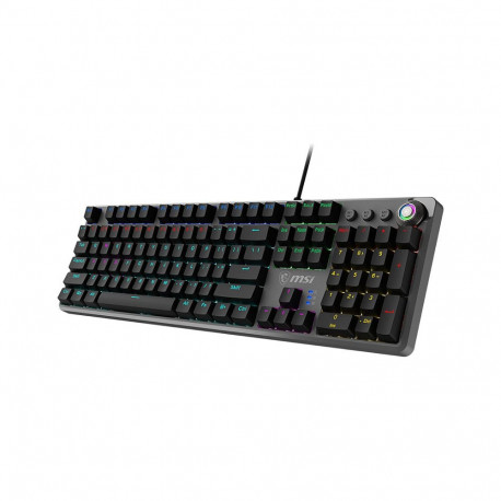 "MSI FORGE GK-310 RED Gaming Keyboard. verkabelt"