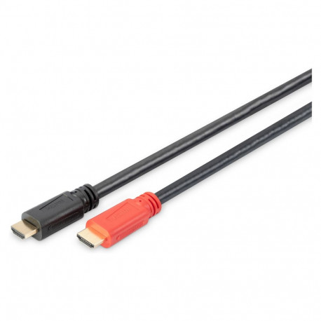 DIGITUS HDMI High Speed võimendiga ühenduskaabel, 10m, must