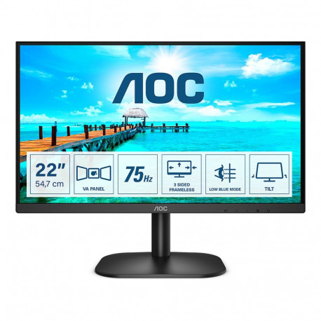 "AOC 54.6cm (21.5"") 22B2H 16:09 HDMI black"