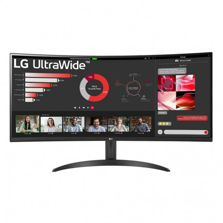 LG monitor 34WR50QK-B 86,42cm/34" (3440x1440) ultralai kaardus 100Hz HDR10 5ms 2xHDMI DP