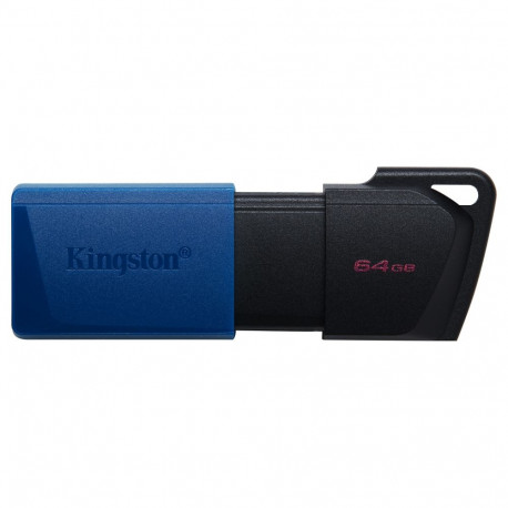Kingston DataTraveler Exodia M 64GB USB 3.2 mälupulk, 2-pakk, must/sinine