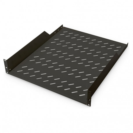 "DIGITUS Fachboden 2HE 88x482x552mm bis 25KG schwarz"