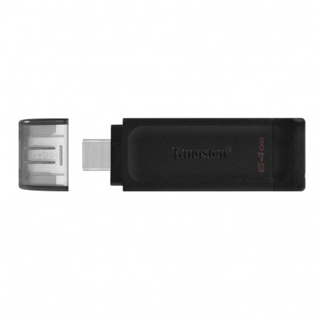 Kingston Kingston pendrive 64GB USB-C DT70 black
