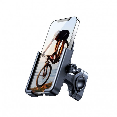 Wozinsky Wozinsky metal bicycle phone holder, scooters black (WBHBK3)