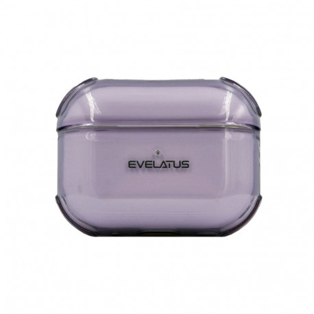 Evelatus Apple AirPods 4 TPU Protective Case Transparent Purple