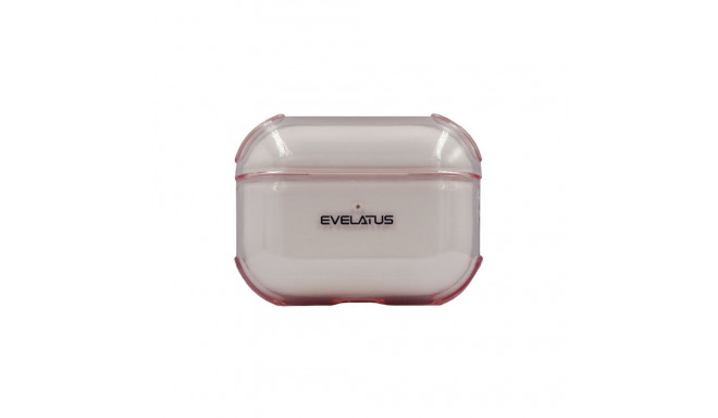 Evelatus Apple AirPods Pro TPU Protective Case Transparent Pink