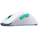 CHERRY XTRFY M64 Wireless, gaming mouse white/turquoise
