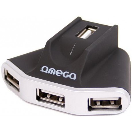 Omega USB 2.0 hub 4 portu (OUH24W)