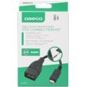 Omega cable microUSB - USB OTG 0.15m (OUOTG)