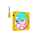 Thermaltake CT140 EX Reverse ARGB Sync PC Cooling Fan Bumblebee (Yellow, 3-Pack, 140mm)