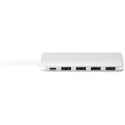 Digitus USB Type-C 4-port hub (USB 3.0) + PD (silver)