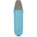 Rode Microphones NT1 Signature +XLR cable+Desktop Studio Arm, microphone (light blue, bundle)