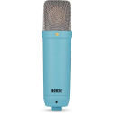 Rode Microphones NT1 Signature +XLR cable+Desktop Studio Arm, microphone (light blue, bundle)