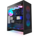 NZXT H7 Flow RGB ( 2024 ), tower case (black, tempered glass)