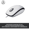 Logitech M100, mouse (white/grey, compatible with Windows/macOS/ChromeOS/Linux)