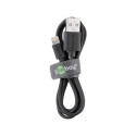 goobay Lightning - USB charging and synchronization cable (black, 1 meter)