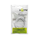 goobay Lightning - USB charging and synchronization cable (black, 1 meter)