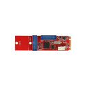 Adapter M.2 Key B+M 2 x USB 3.0 postpistikud