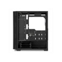 Sharkoon RGB LIT 200 tower case (black, front and side panel of tempered glass)