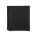 Sharkoon RGB LIT 200 tower case (black, front and side panel of tempered glass)